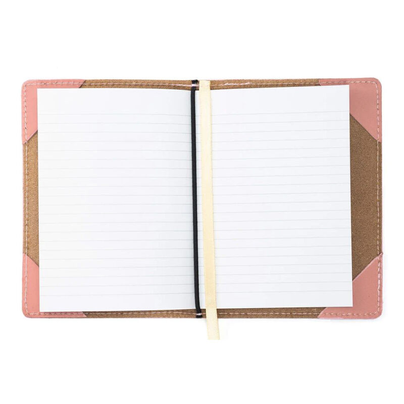 Apica A5 Notebook with Leather Jacket Dusky Pink image number 2